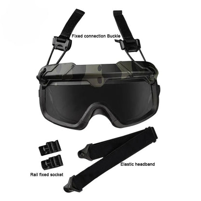 SINAIRSOFT Tactical Helmet Safety Goggles  Hunting Protective Glasses