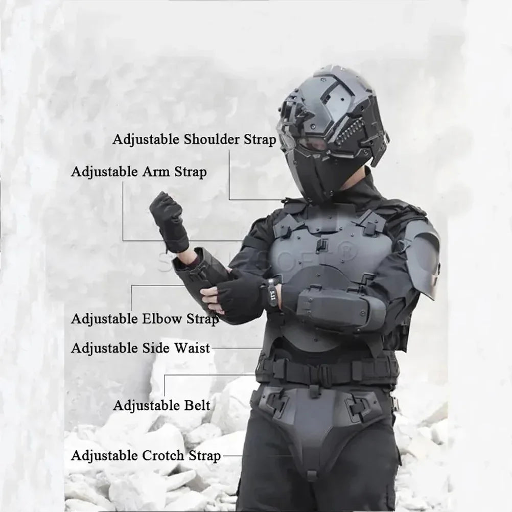 بدلة درع تكتيكية من SINAIRSOFT، سترة واقية للصدر قابلة للتعديل بنظام مولي التكتيكي