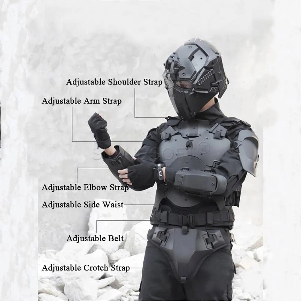 SINAIRSOFT Tactical Armor Suit Adjustable Tactical Molle Chest Protector Vest