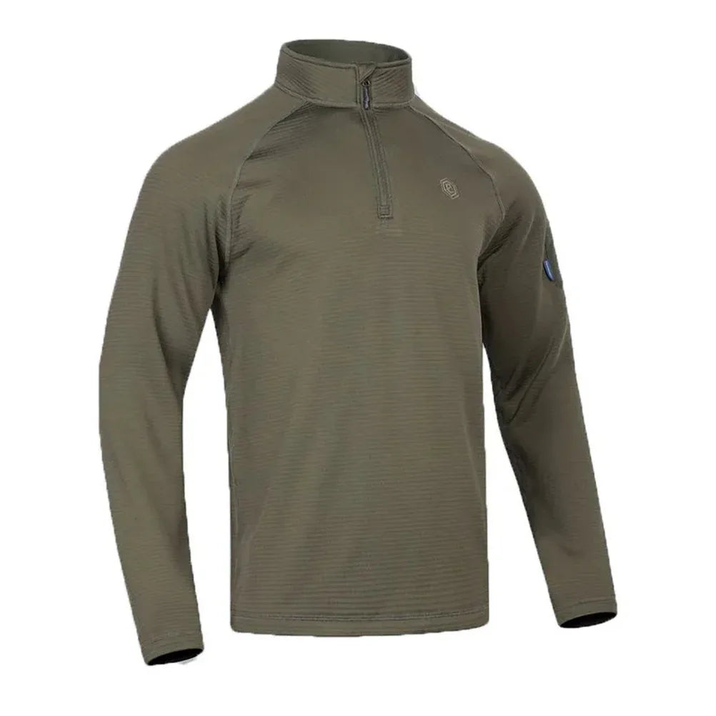 EMERSONGEAR Blue Label سويت شيرت بقبعة "ستيلث" بأكمام طويلة قمصان تكتيكية