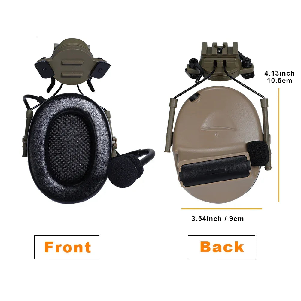 سماعة رأس طيران تكتيكية من SINAIRSOFT طراز Z-Tactical Softair، مع مجموعة محول لقضيب خوذة FAST