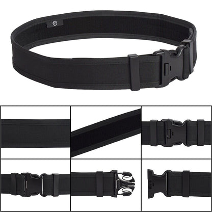 SINAIRSOFT Mens Nylon Outdoor Tactical Belt Heavy Duty Waist Waistband Strap