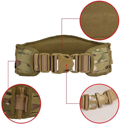 SINAIRSOFT Tactical Battle Belt Multi-Purpose Molle Belts