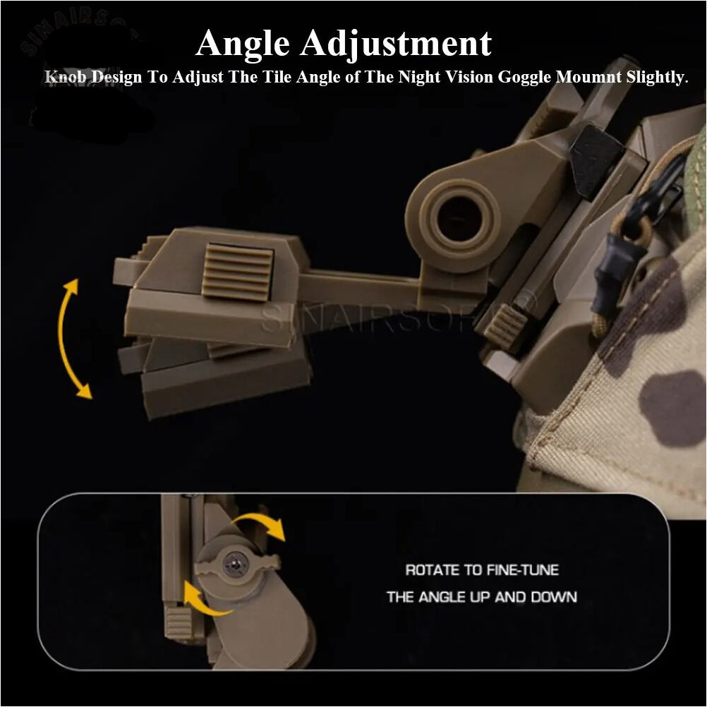 SINAIRSOFT Tactical L4G24 NVG Helmet Mount Adapter Night Vision Goggle Bracket Holder