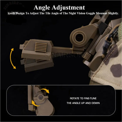 SINAIRSOFT Tactical L4G24 NVG Helmet Mount Adapter Night Vision Goggle Bracket Holder