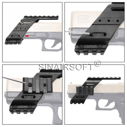 SINAIRSOFT Universal Tactical Gun Rifle Scope Base Vision Adapter Mounting 20mm Rail