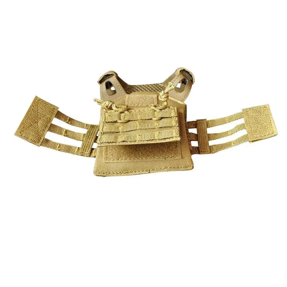 سترة LPC التكتيكية المتطورة من SINAIRSOFT، خفيفة الوزن ومناسبة للصيد والتخييم في الهواء الطلق، بتصميم Molle صغير ومناسب لحمل علب البيرة.