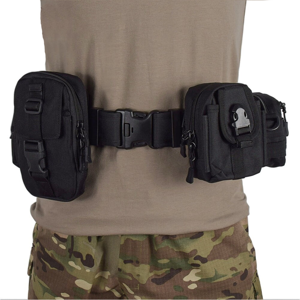 SINAIRSOFT Mens Nylon Outdoor Tactical Belt Heavy Duty Waist Waistband Strap