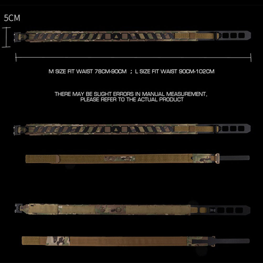 SINAIRSOFT Tactical Magnetic Double-layer Waist Belt