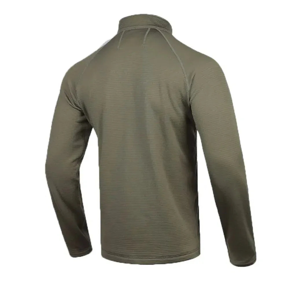 EMERSONGEAR Blue Label سويت شيرت بقبعة "ستيلث" بأكمام طويلة قمصان تكتيكية