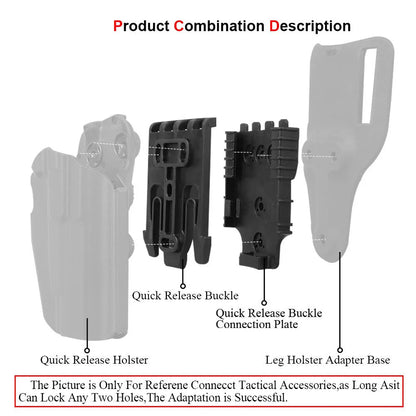SINAIRSOFT Tactical Quick Release Locking System Kit Holster Adapter QLS Jagd Paintball