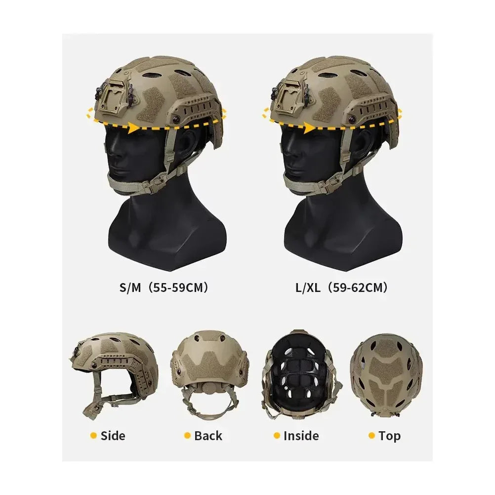 خوذة EMERSONGEAR التكتيكية سريعة القطع الفائق SF Ultra High Cut