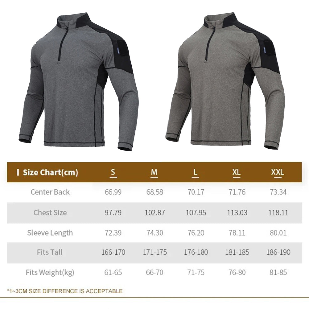 EMERSONGEAR BlueLabel Tactical Hunter Long Sleeve Polo Shirt Daily Tops T-shirt