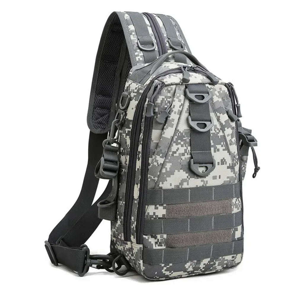 SINAIRSOFT Tactical Large Capacity Chest Bag Lightweight and Durable Crossbody Bag Backpack