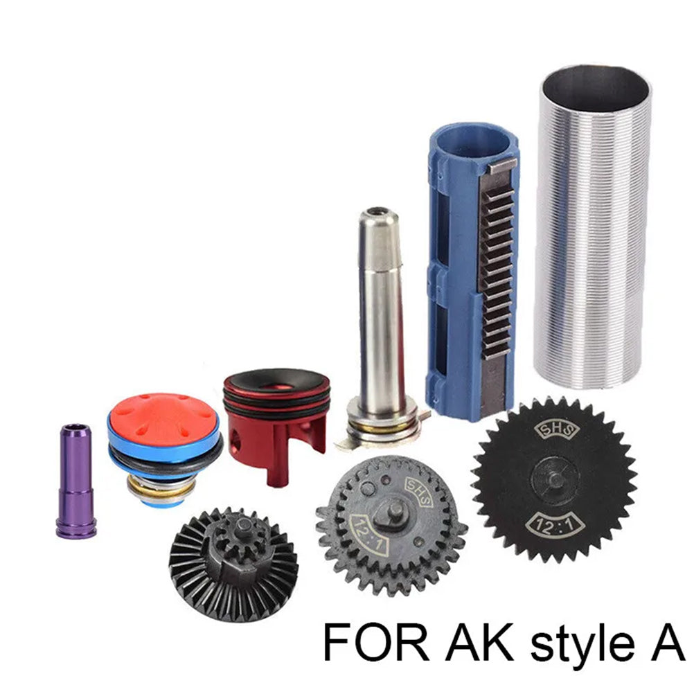 SINAIRSOFT 12:1 Gear Set 14 Teeth Piston Nozzle Cylinder Spring Guide Kit