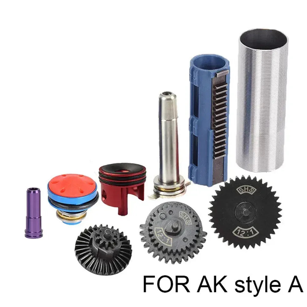 SINAIRSOFT 12:1 Gear Set 14 Teeth Piston Nozzle Cylinder Spring Guide Kit