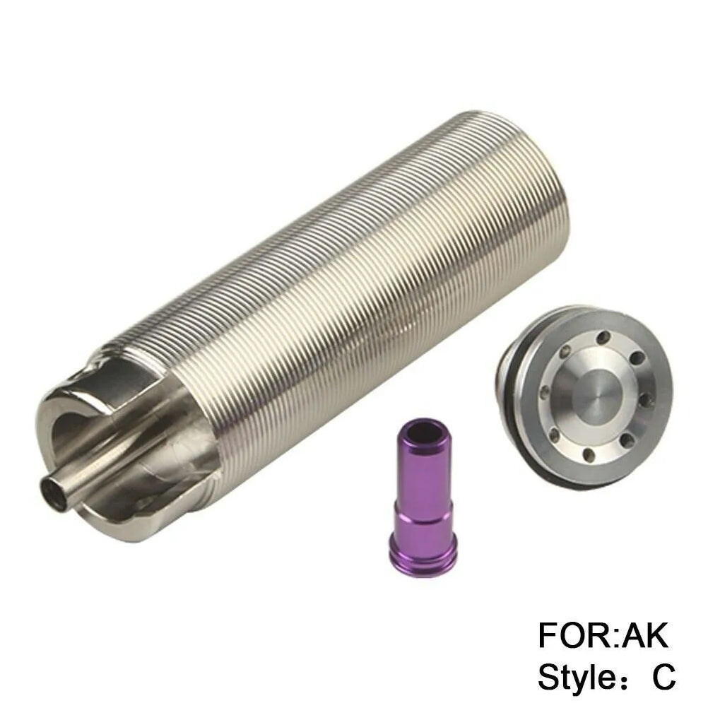 SINAIRSOFT Tactical Tune Up Steel One-piece Solid Cylinder Head Piston Head Nozzle Airsoft