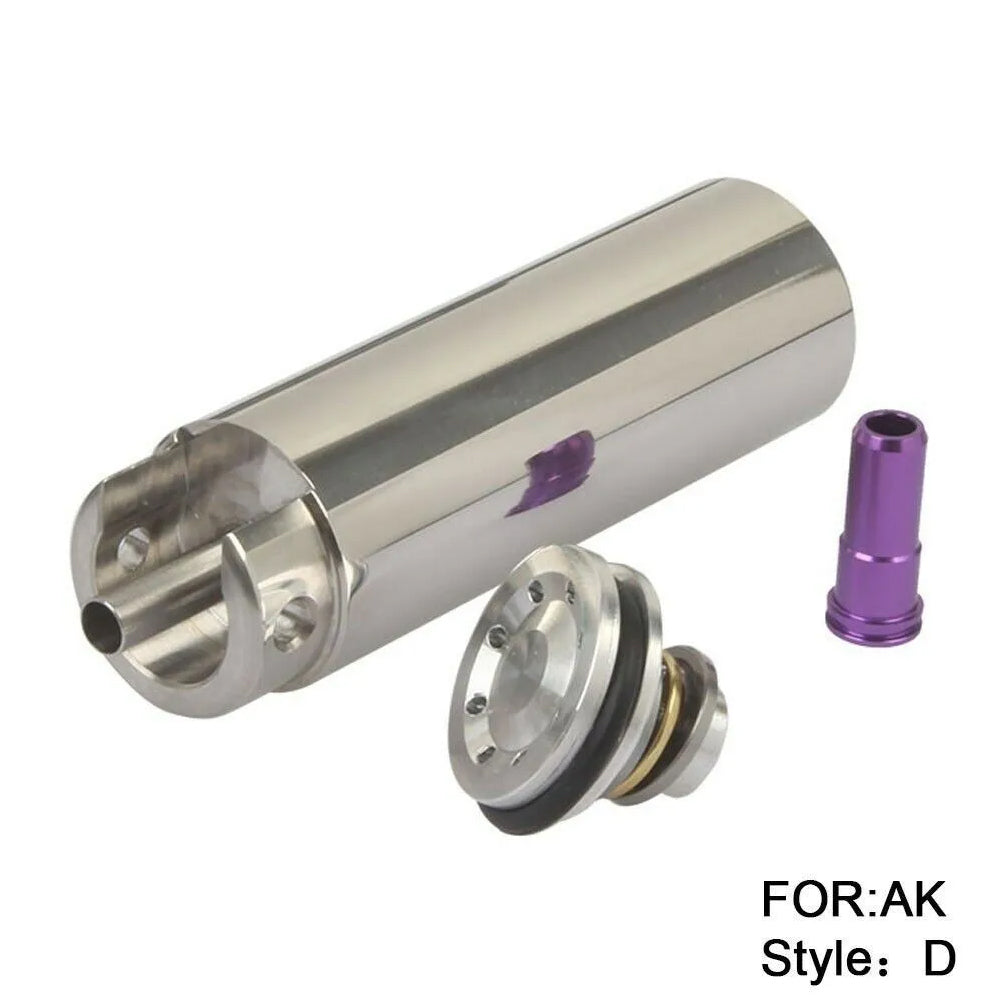 SINAIRSOFT Tactical Tune Up Steel One-piece Solid Cylinder Head Piston Head Nozzle Airsoft