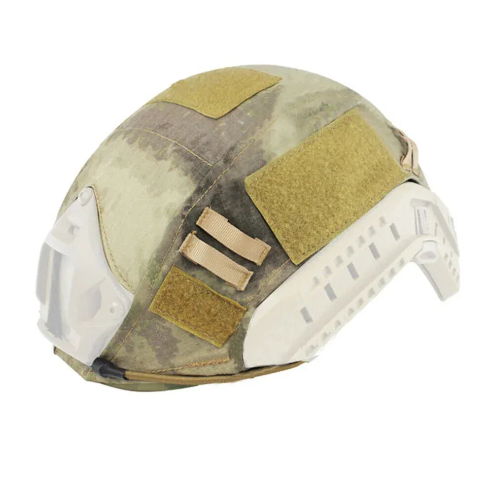 غطاء خوذة تكتيكي مموه من سينايرسوفت للبشرة لمعدات الحماية من Airsoft BJ PJ MH Fast Helmet