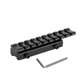 SINAIRSOFT Extend Scope Mount Dovetail 11mm to 20mm Rifle Weaver Picatinny Rail Adaper