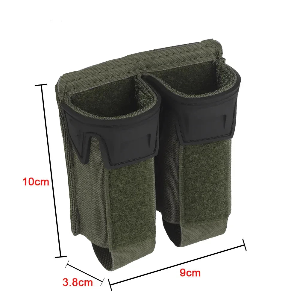 SINAIRSOFT حافظة مسدس بنمط التمويه MOLLE سريعة 9 مم حافظة فردية للمخزن