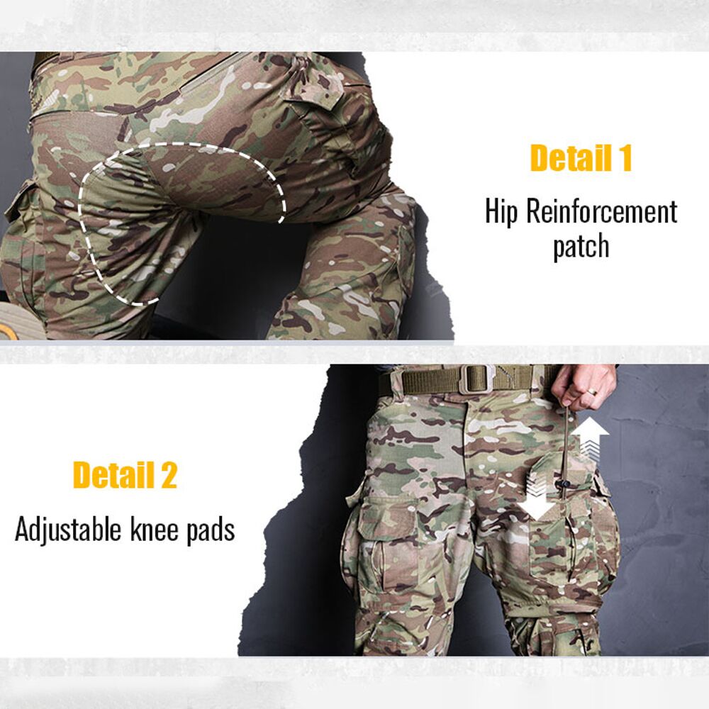 EMERSONGEAR G3 Upgraded Version Combat Mens Tactical Shirt&Pants Uniform Sets