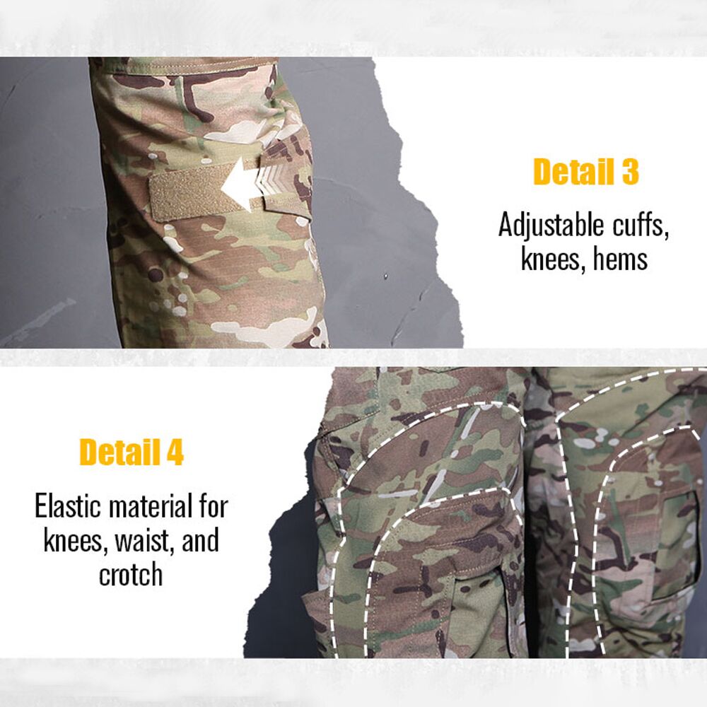 EMERSONGEAR G3 Upgraded Version Combat Mens Tactical Shirt&Pants Uniform Sets