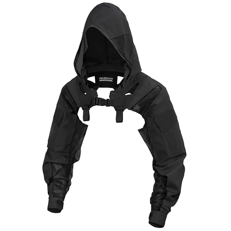 SINAIRSOFT Tactical Breathable Functional Hooded Sleeve Coat