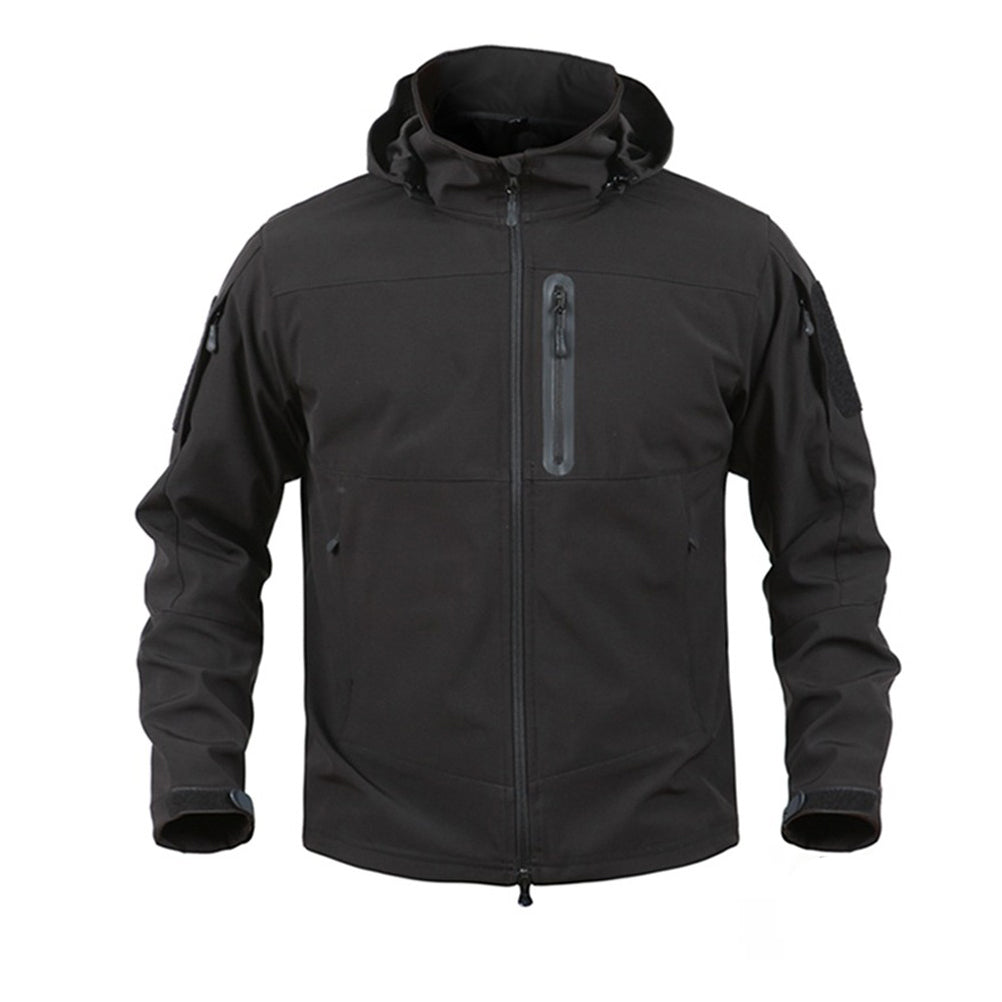 SINAIRSOFT Men's Tactical Soft Shell Polyester Windbreaker Coat
