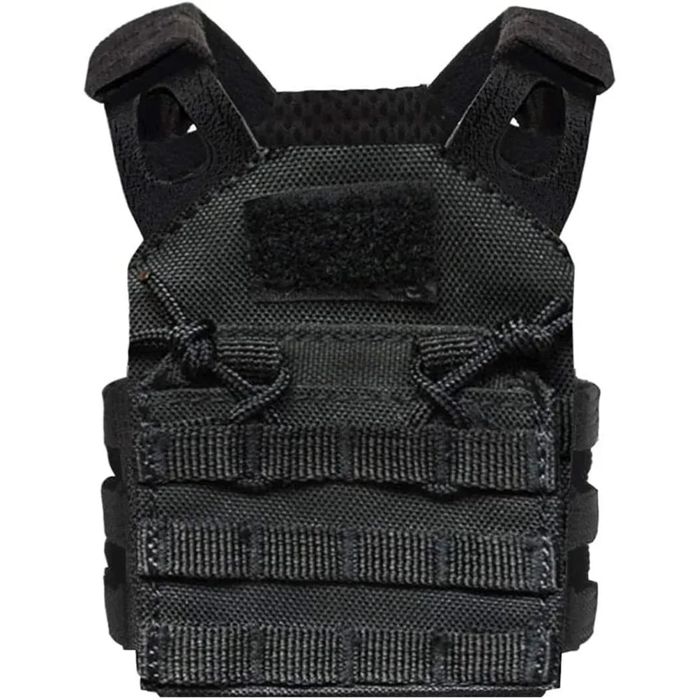 سترة LPC التكتيكية المتطورة من SINAIRSOFT، خفيفة الوزن ومناسبة للصيد والتخييم في الهواء الطلق، بتصميم Molle صغير ومناسب لحمل علب البيرة.
