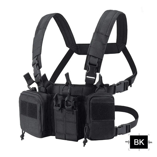 SINAIRSOFT Airsoft Tactical Chest Rig Vest Equipment Magazine Pouch