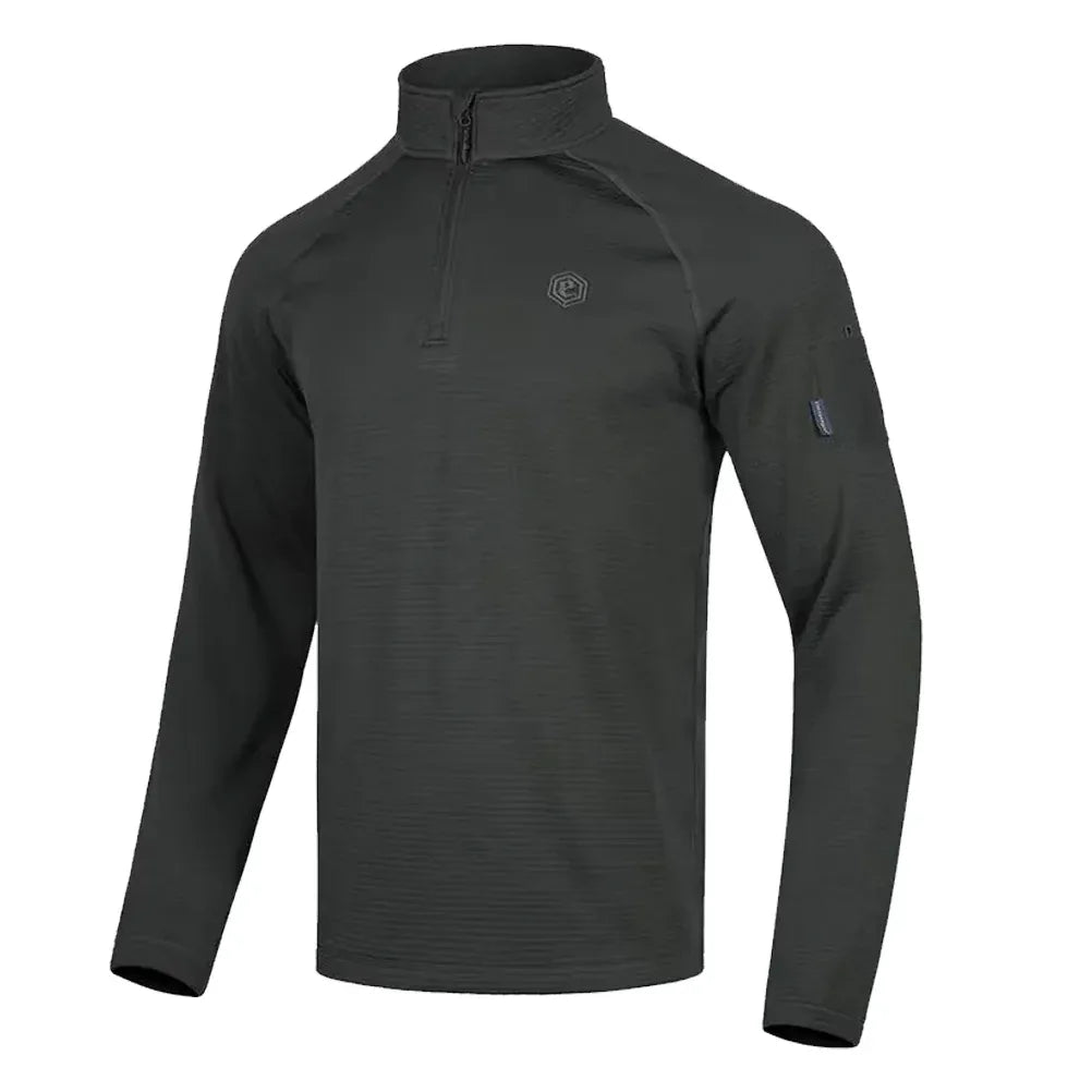 EMERSONGEAR Blue Label سويت شيرت بقبعة "ستيلث" بأكمام طويلة قمصان تكتيكية