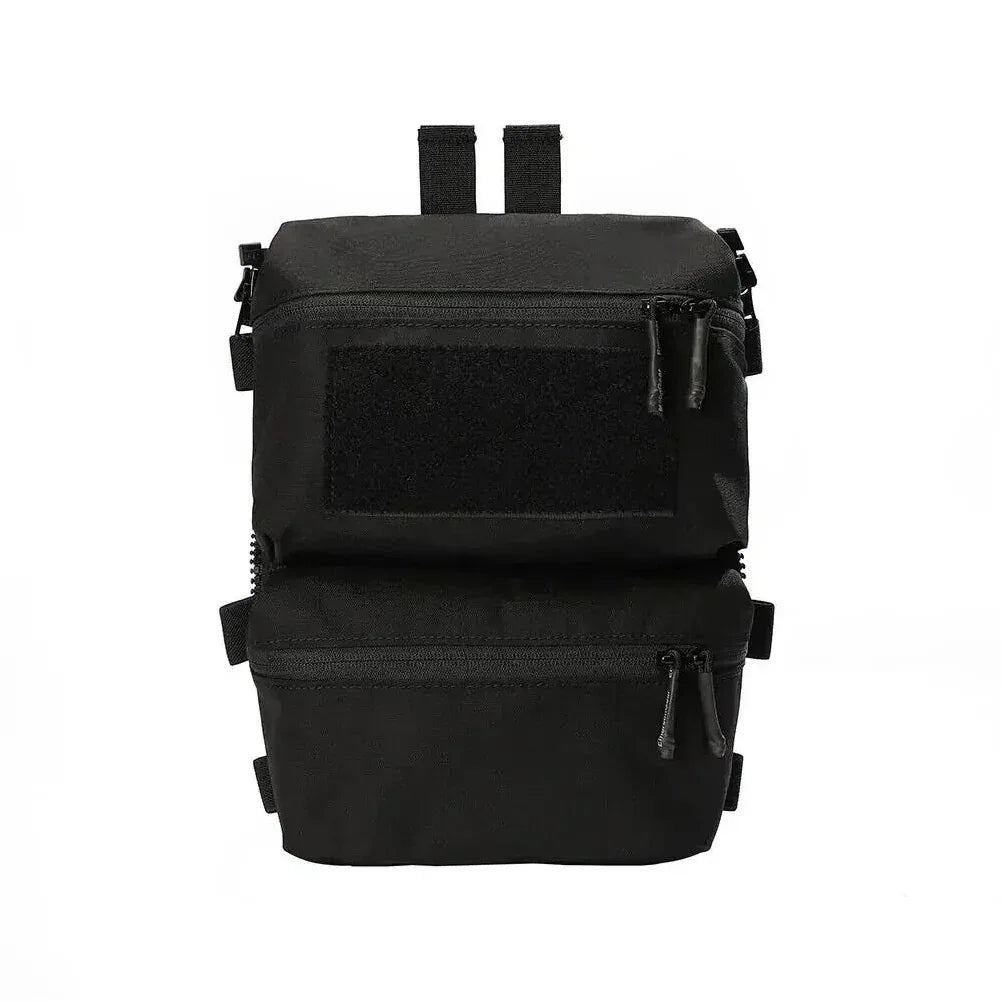 EMERSONGEAR With Zipper Double Pouch for FRO Style V5 Vest Back Panel