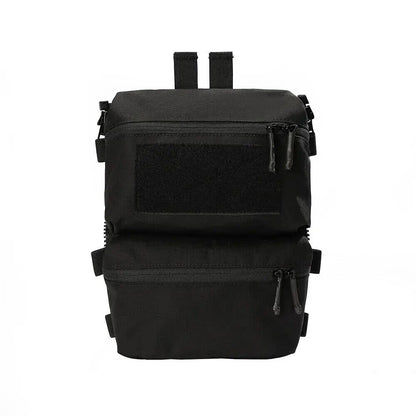 EMERSONGEAR With Zipper Double Pouch for FRO Style V5 Vest Back Panel