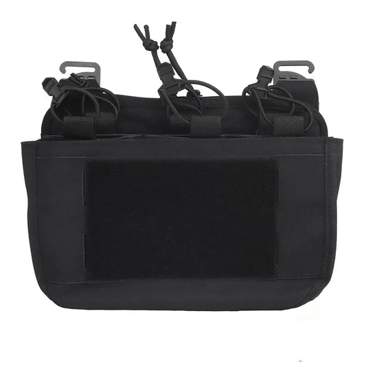 SINAIRSOFT Tactical G-hook DOPE Front Flap Pouch Triple Mag Pack MOLLE Panel Chest Rig Bag
