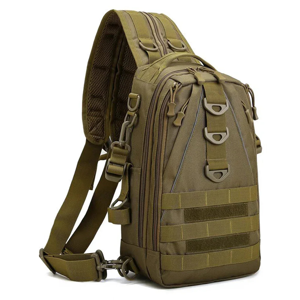 حقيبة صدر تكتيكية كبيرة السعة من SINAIRSOFT، خفيفة الوزن ومتينة، حقيبة كروس للظهر