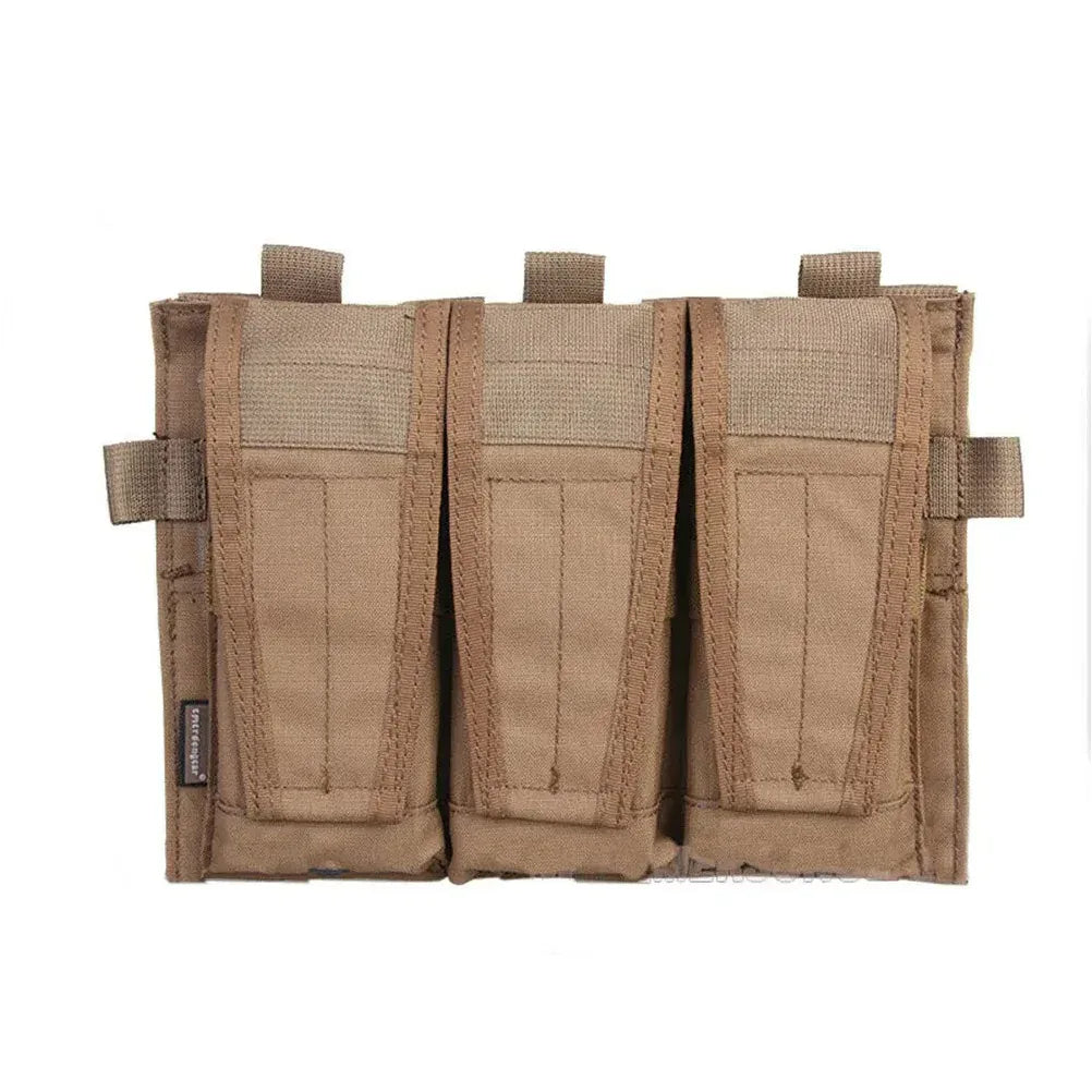 جراب مجلات EMERSONGEAR الثلاثي 5.56 Molle Mag Holder
