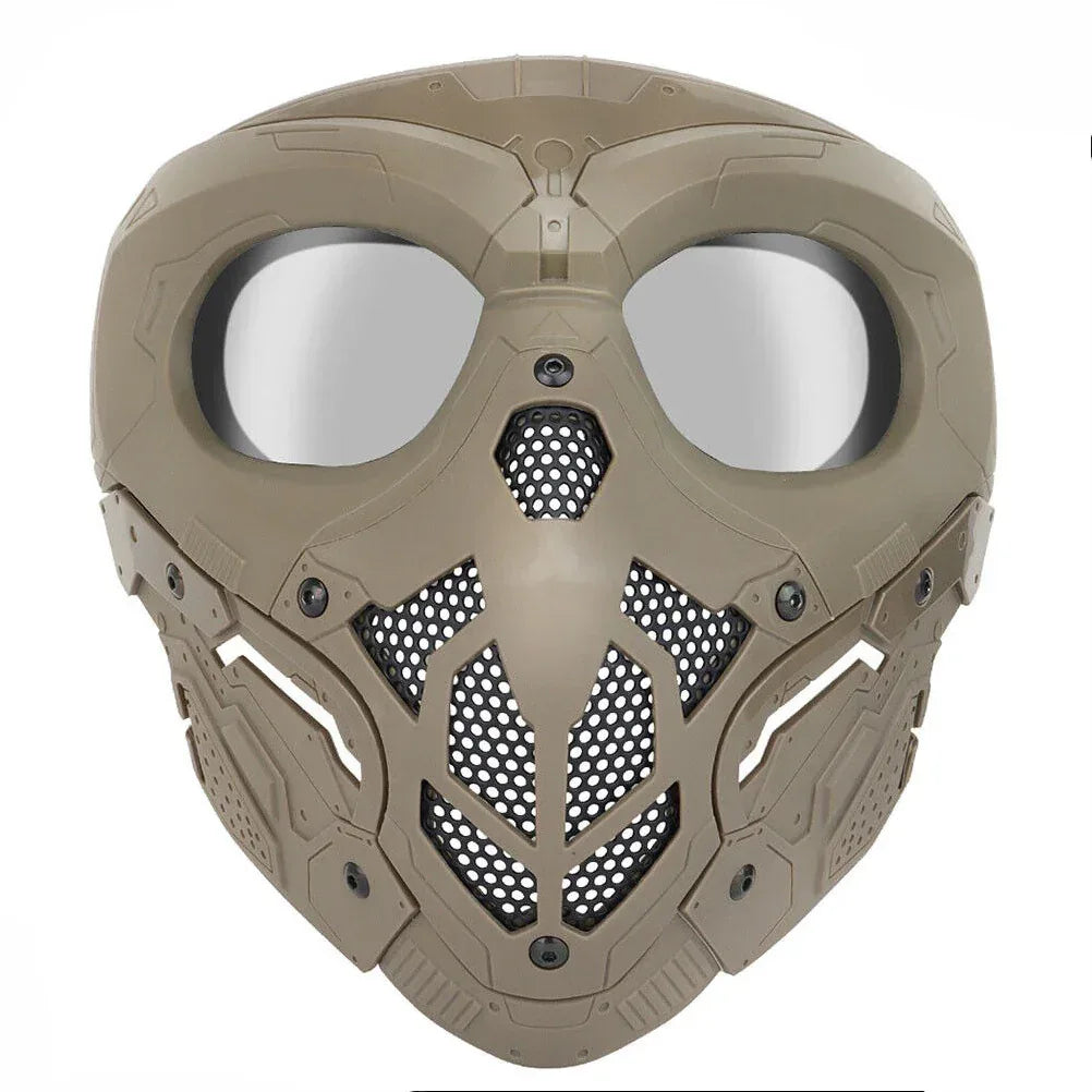 قناع جمجمة Lurker التكتيكي من SINAIRSOFT، قناع واقي كامل للوجه للعبة Airsoft CS