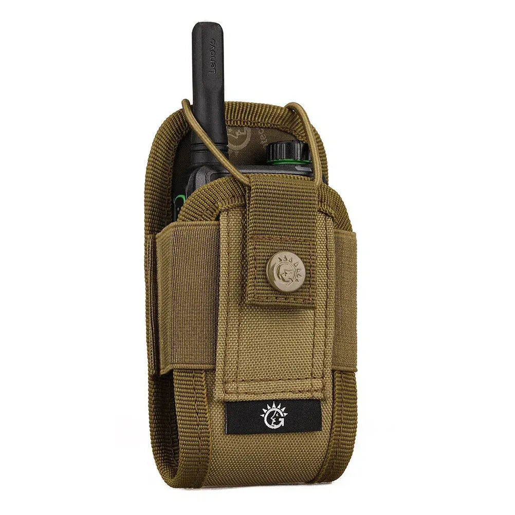 حقيبة راديو لاسلكي تكتيكية من SINAIRSOFT مزودة بنظام مولي لحمل جهاز تحديد المواقع GPS، حقيبة أمنية للشرطة لأجهزة الراديو اللاسلكية