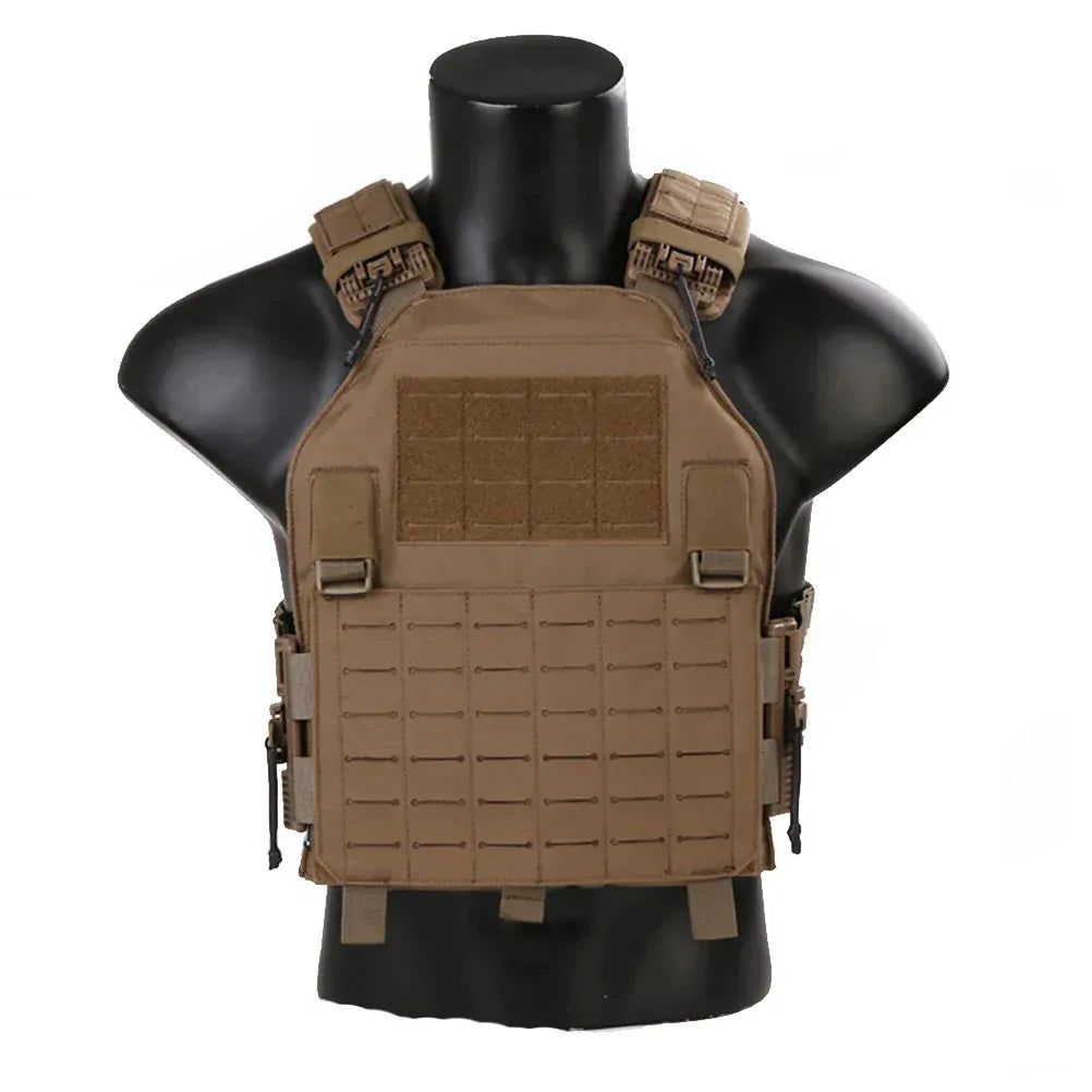 سترة تكتيكية EMERSONGEAR LAVC Assault MOLLE حامل لوحات دروع واقية للجسم
