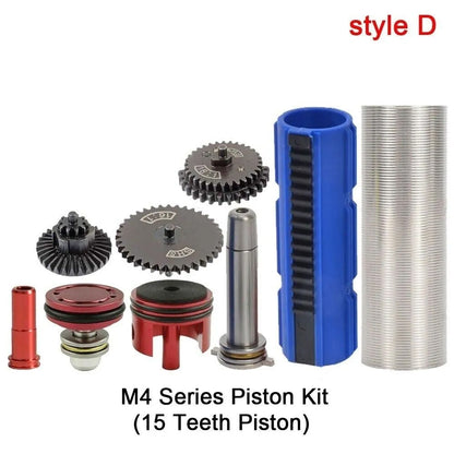 SINAIRSOFT 16:1 Gear Nozzle Cylinder Spring Guide 14Teeth Piston Kit