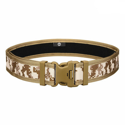 SINAIRSOFT Mens Nylon Outdoor Tactical Belt Heavy Duty Waist Waistband Strap