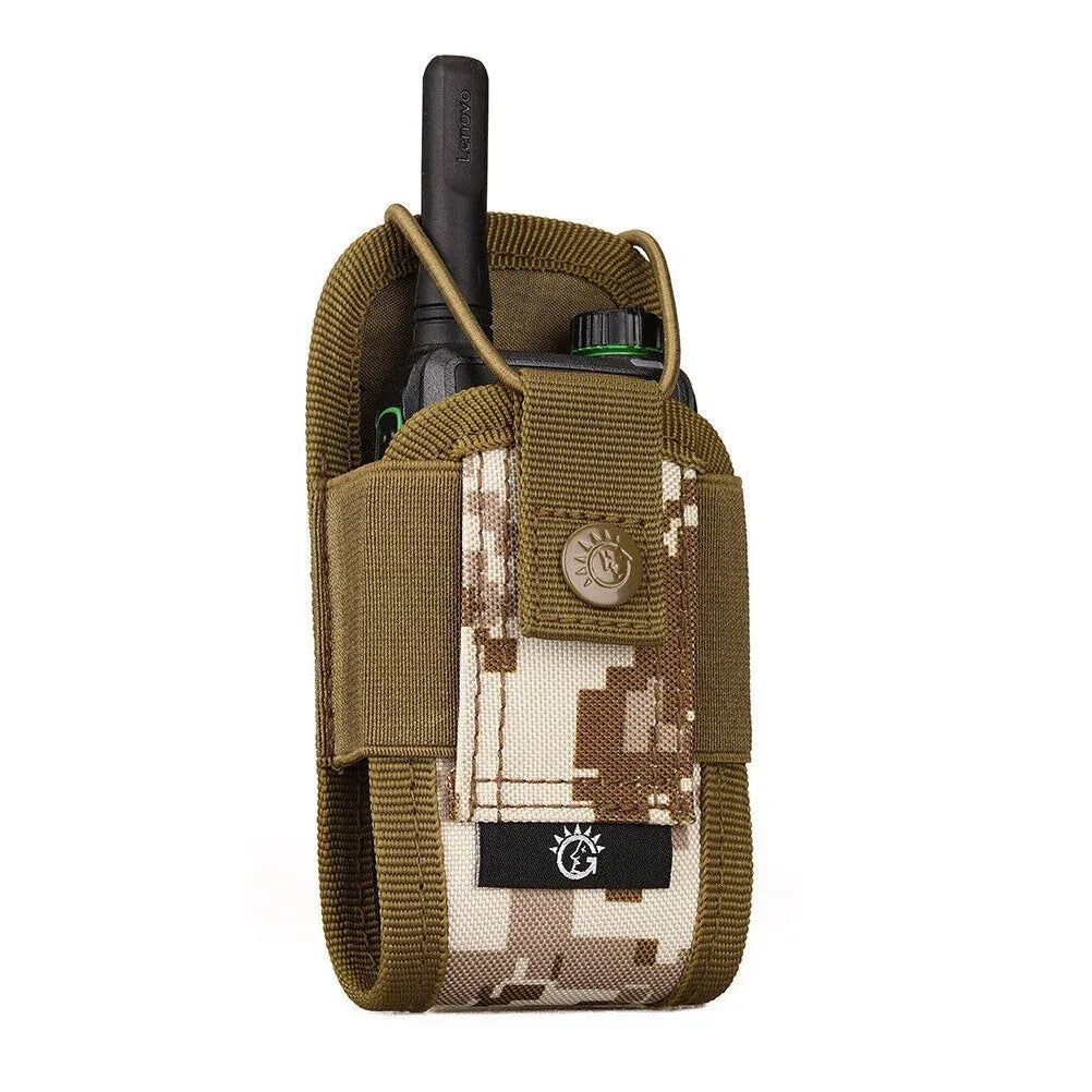 حقيبة راديو لاسلكي تكتيكية من SINAIRSOFT مزودة بنظام مولي لحمل جهاز تحديد المواقع GPS، حقيبة أمنية للشرطة لأجهزة الراديو اللاسلكية