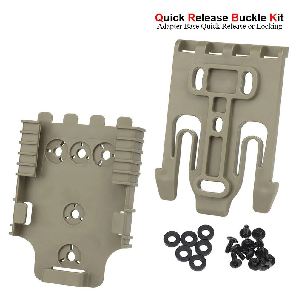 SINAIRSOFT Tactical Quick Release Locking System Kit Holster Adapter QLS Jagd Paintball