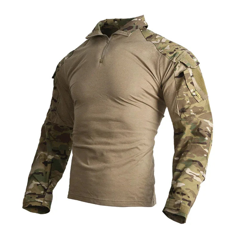 EMERSONGEAR E3 Tactical Mens Shirt Hunting Tops Clothing E3 Camoflage Combat Shirt