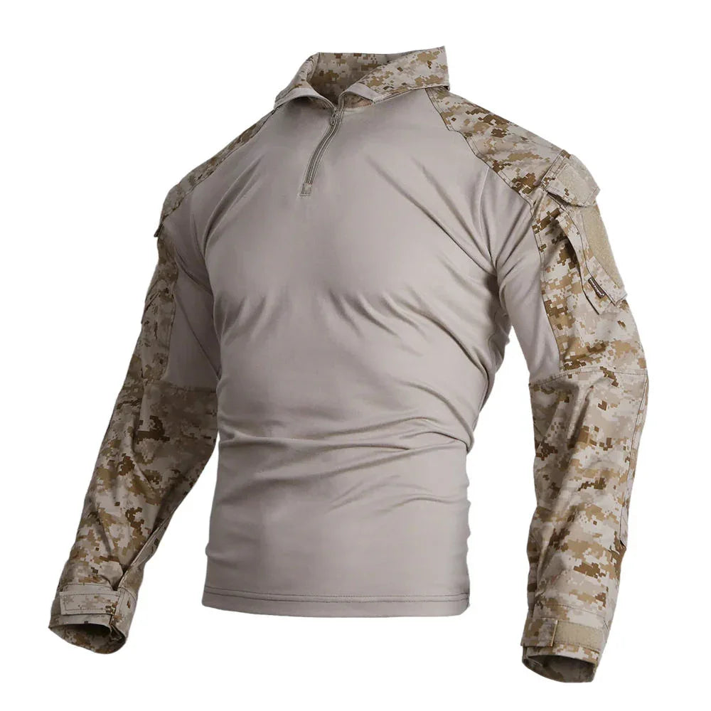 EMERSONGEAR E3 Tactical Mens Shirt Hunting Tops Clothing E3 Camoflage Combat Shirt
