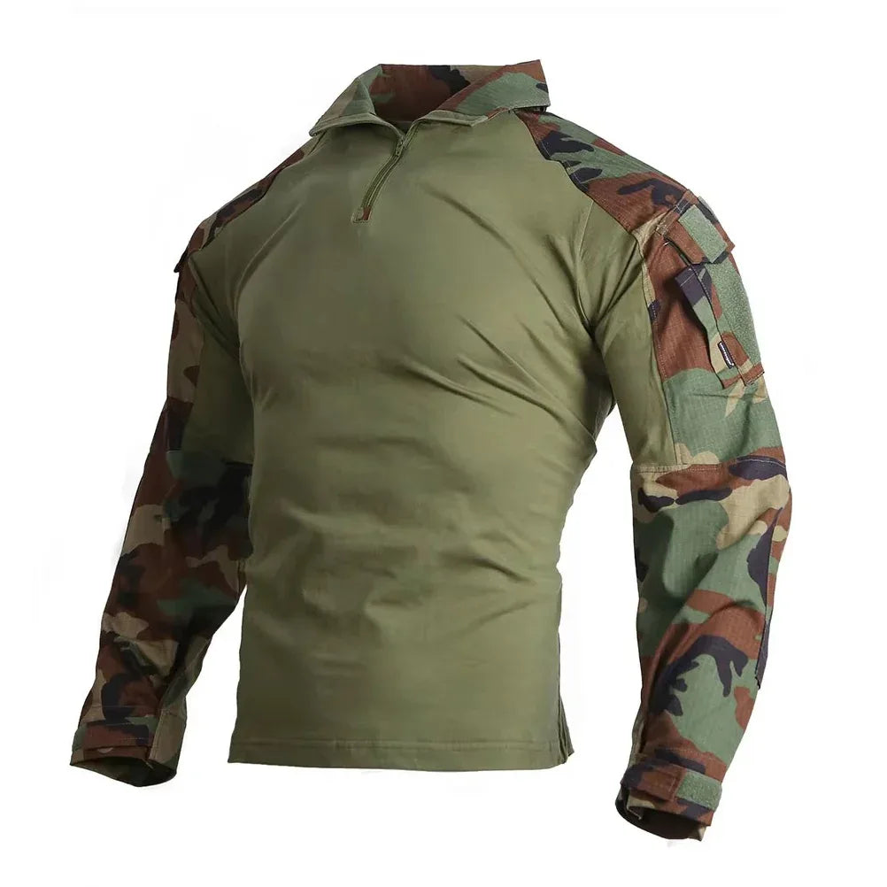 EMERSONGEAR E3 Tactical Mens Shirt Hunting Tops Clothing E3 Camoflage Combat Shirt