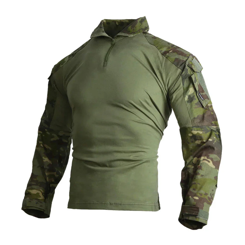 EMERSONGEAR E3 Tactical Mens Shirt Hunting Tops Clothing E3 Camoflage Combat Shirt