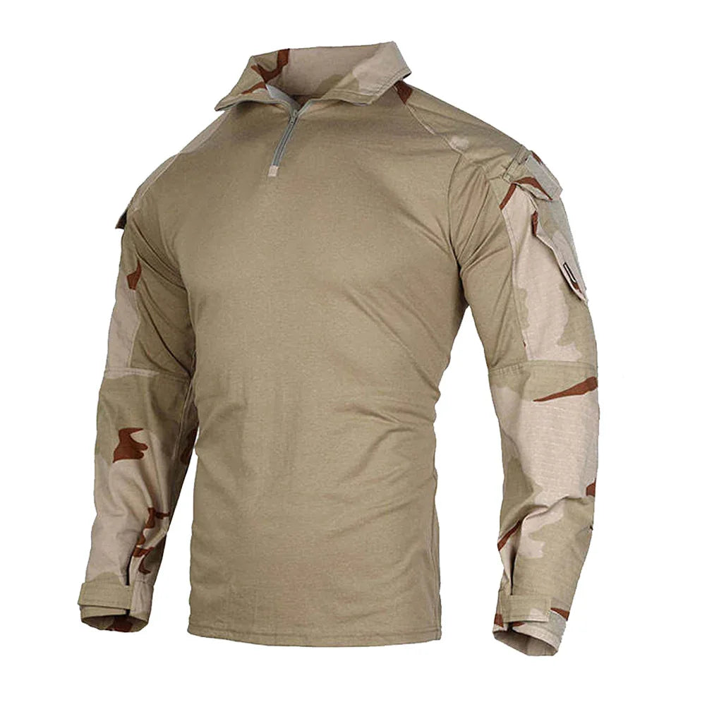 EMERSONGEAR E3 Tactical Mens Shirt Hunting Tops Clothing E3 Camoflage Combat Shirt