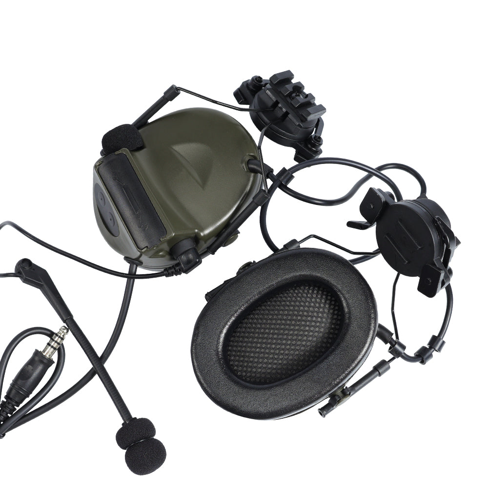 SINAIRSOFT Z-Tactical Softair Aviation Headset For FAST Helmet Rail Adapter Set